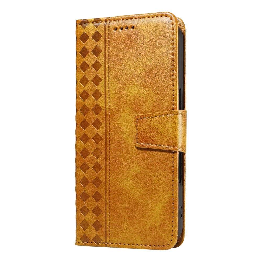 Magnetic Luxury Leather Phone Case with Cat Dandelion Design