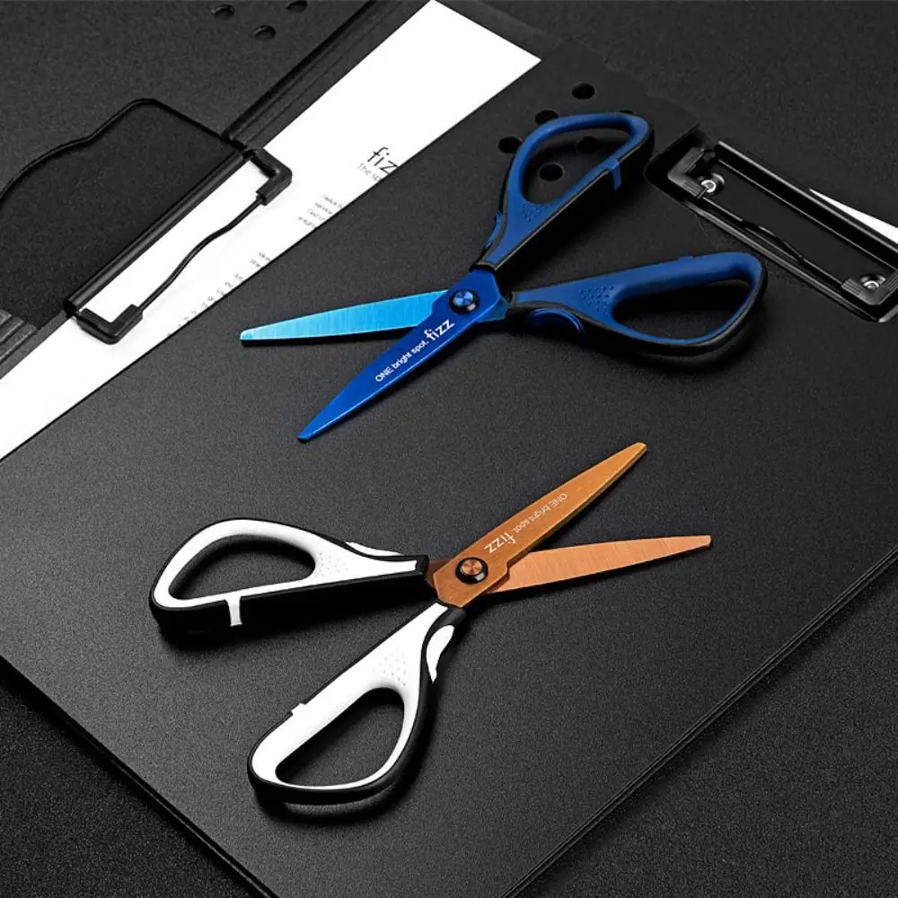 

Office Supplies Handwork Art Tools School Anti-sticking Scissors Stationary Scissors DIY Tape Shear Snip Scissors with Scale