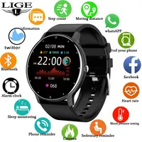 LIGE-Montre intelligente de sport à écran tactile complet pour hommes et femmes, montre intelligente étanche IP67, Bluetooth, Android, IOS 1