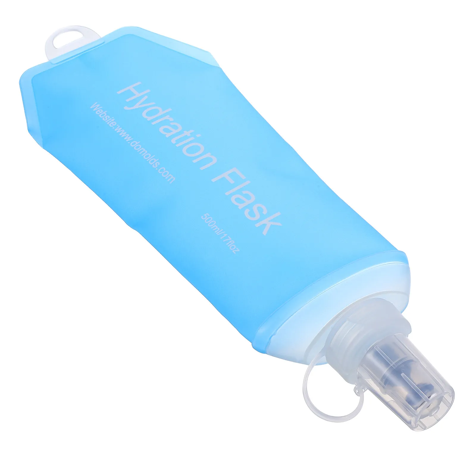 500Ml 휴대용 달리기용 물병 사이클링 트레킹 체육관용 경량 접이식 스포츠 플라스크 누출 방지 수분 공급 솔루션
