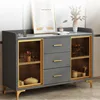 Kitchen Organizer Furniture Built Cabinet Room Cabinet Unfinished Cupboards Wooden Closet Organiser Metal Storage Cabinete Black 5