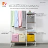 Fabric Foldable Storage Box Household Wardrobe Clothing Toy Storage Box Non-woven Clothing Storage Box Basket Cross-border 2