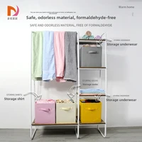 Fabric Foldable Storage Box Household Wardrobe Clothing Toy Storage Box Non-woven Clothing Storage Box Basket Cross-border 2