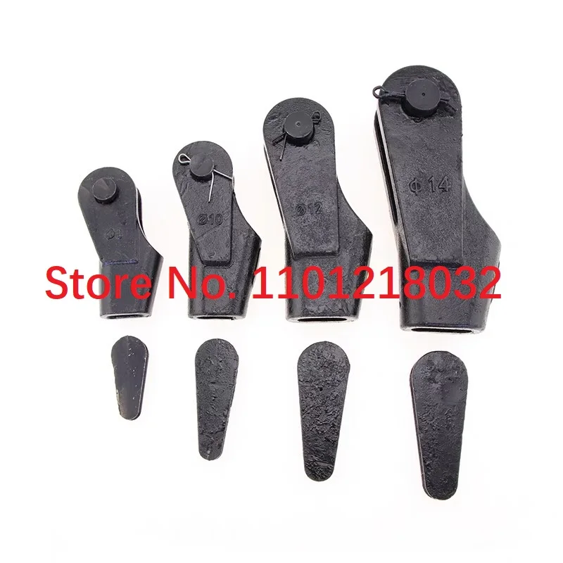 Wedge joint of steel wire rope National standard Clamp wedge connector Special steel wire rope wedge sleeve for crane