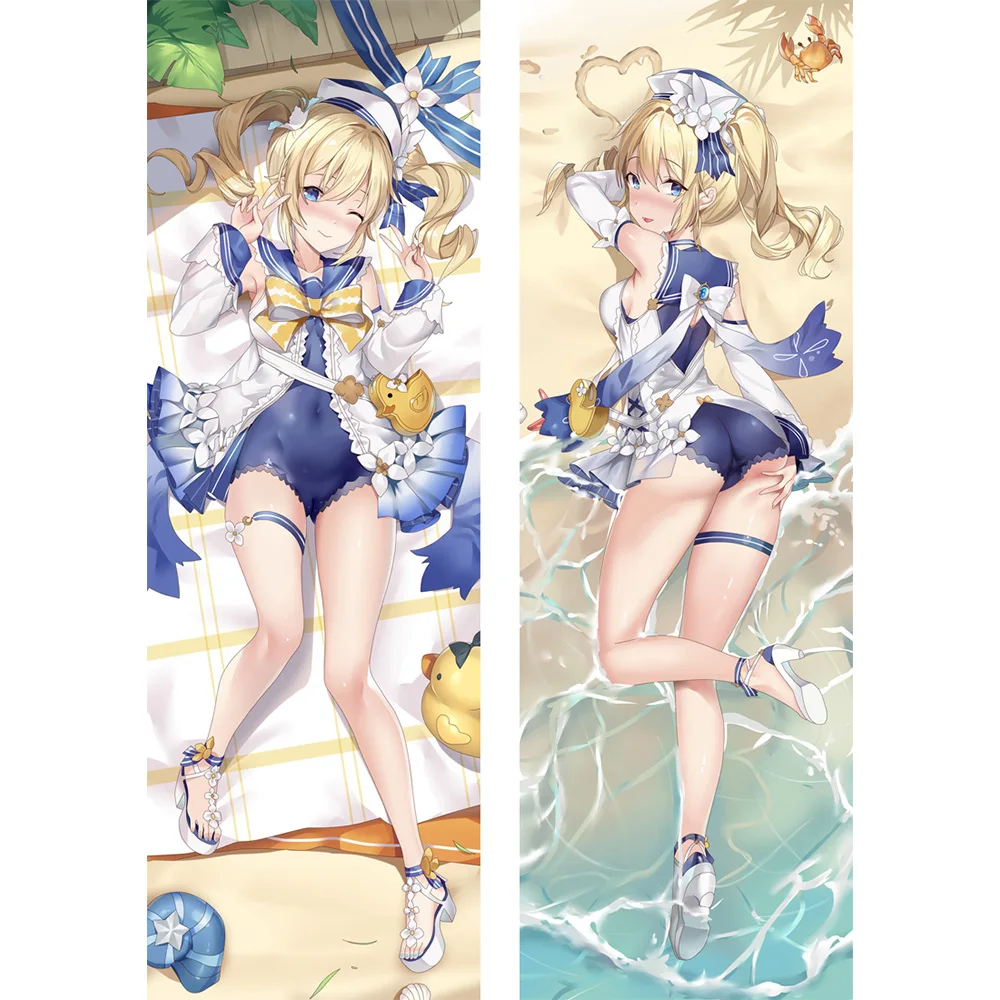 

60x180cm 2WAY/WTAnime Genshin Impact Barbara Girl Dakimakura Hugging Body Pillow Case Cove