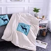 Pillow quilt dual-use two-in-one logo printed multi-function car sofa cushion quilt advertising gift pillow quilt home baby quil 1
