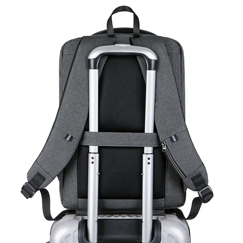 Crossten Anti-Theft Lock 15.6" laptop Backpack USB Charging Multifunctional Waterproof Business Daypack Mochila Schoolbag