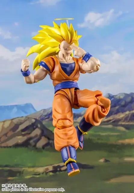 Dragon Ball Figura Anime Brinquedos, Demoniacal Fit, SHF Son Goku, Super  Saiyajin 3 Figuras, Tempestade Dourada, 6 - AliExpress