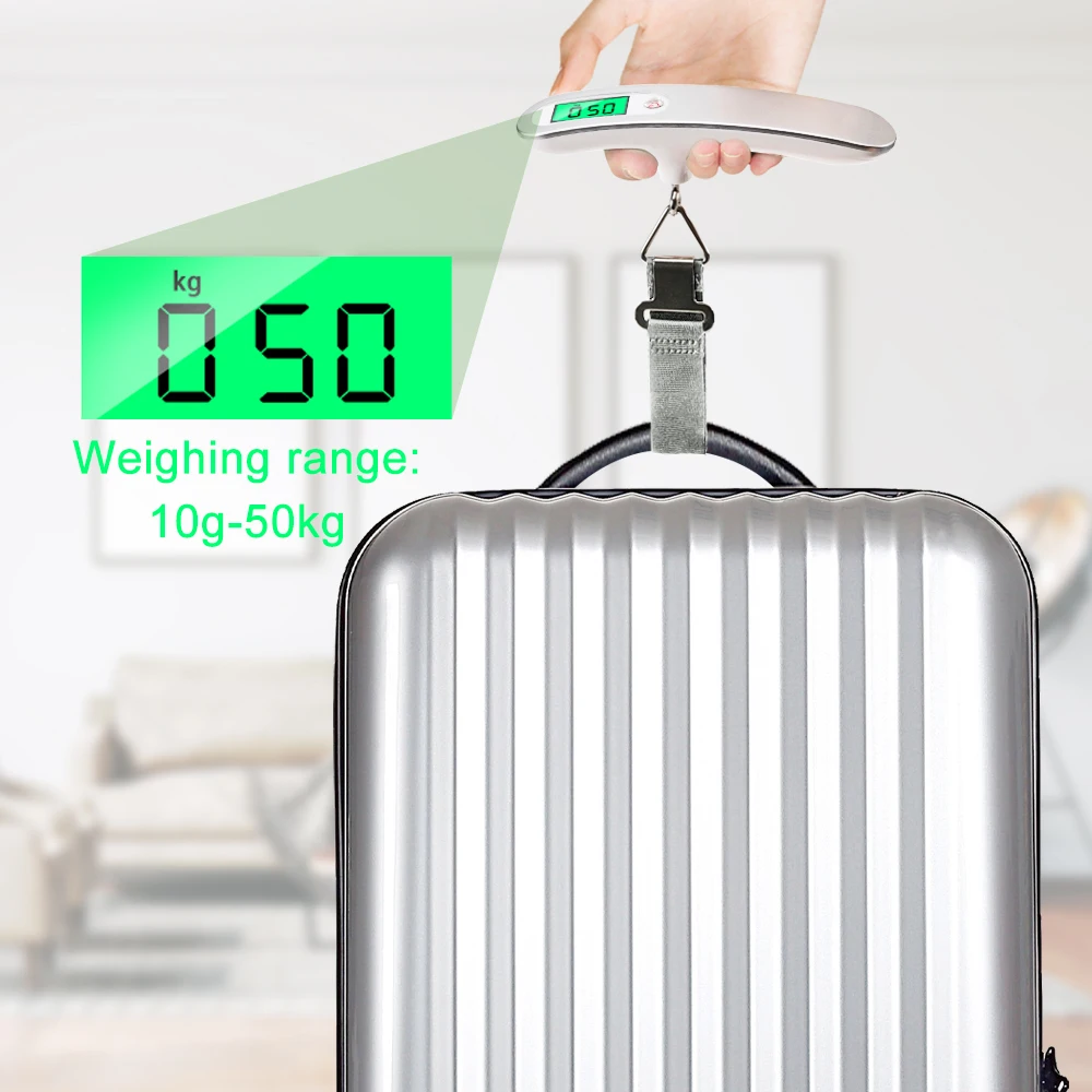 Balance Électronique Numérique Pour Bagages – Balance Portable 50 Kg/10 G Avec Écran LCD Pour Sacs De Voyage Du 14,91 € | DHgate