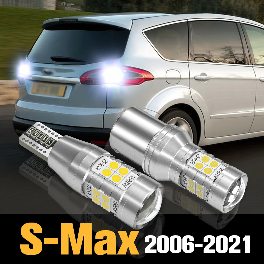 

2pcs Canbus LED Reverse Light Backup Lamp Accessories For Ford S-Max 2006-2021 2020 2019 2018 2017 2016