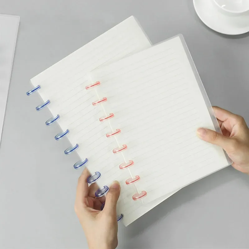 11pcs Loose-leaf Binding Cover Rings Discs Mushroom Hole Binding Ring Binder Notebook Discbound School Office Supplies