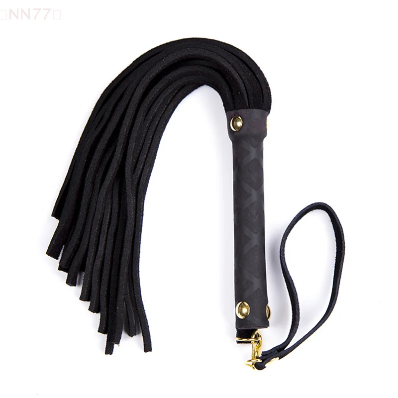 Pu Leather Pimp Whip Racing Riding Crop Party Flogger Hand Cuffs Horse Riding Whip