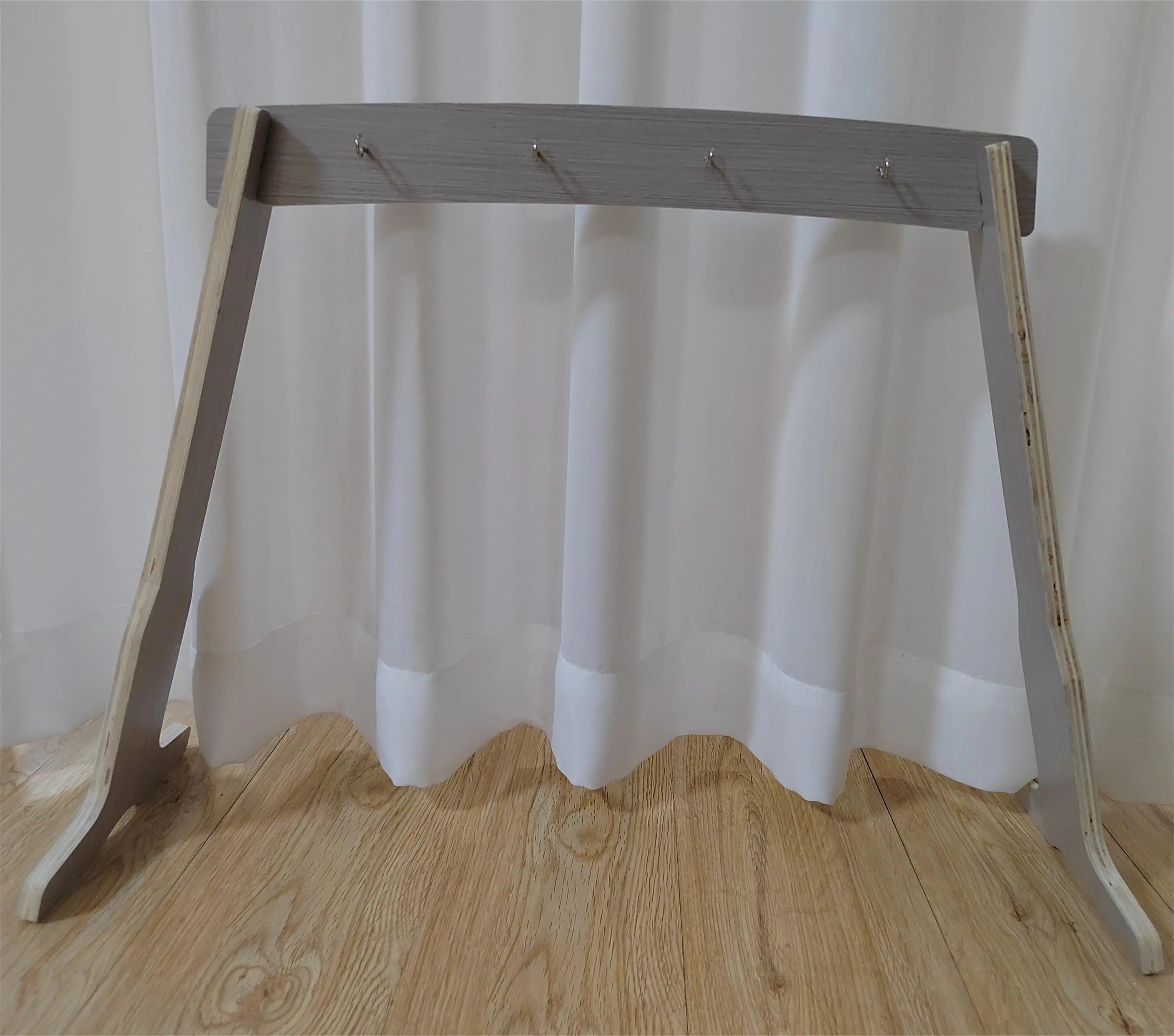 Wooden Chime Stand Hang 4 Chimes Portable and Stable wooden chime stand