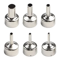 6pcs/set 22mm Universals Nozzle Hots Air Station Round Nozzles Welds Nozzles For 858D+8586 Soldering Welding Hot Air Stations 1