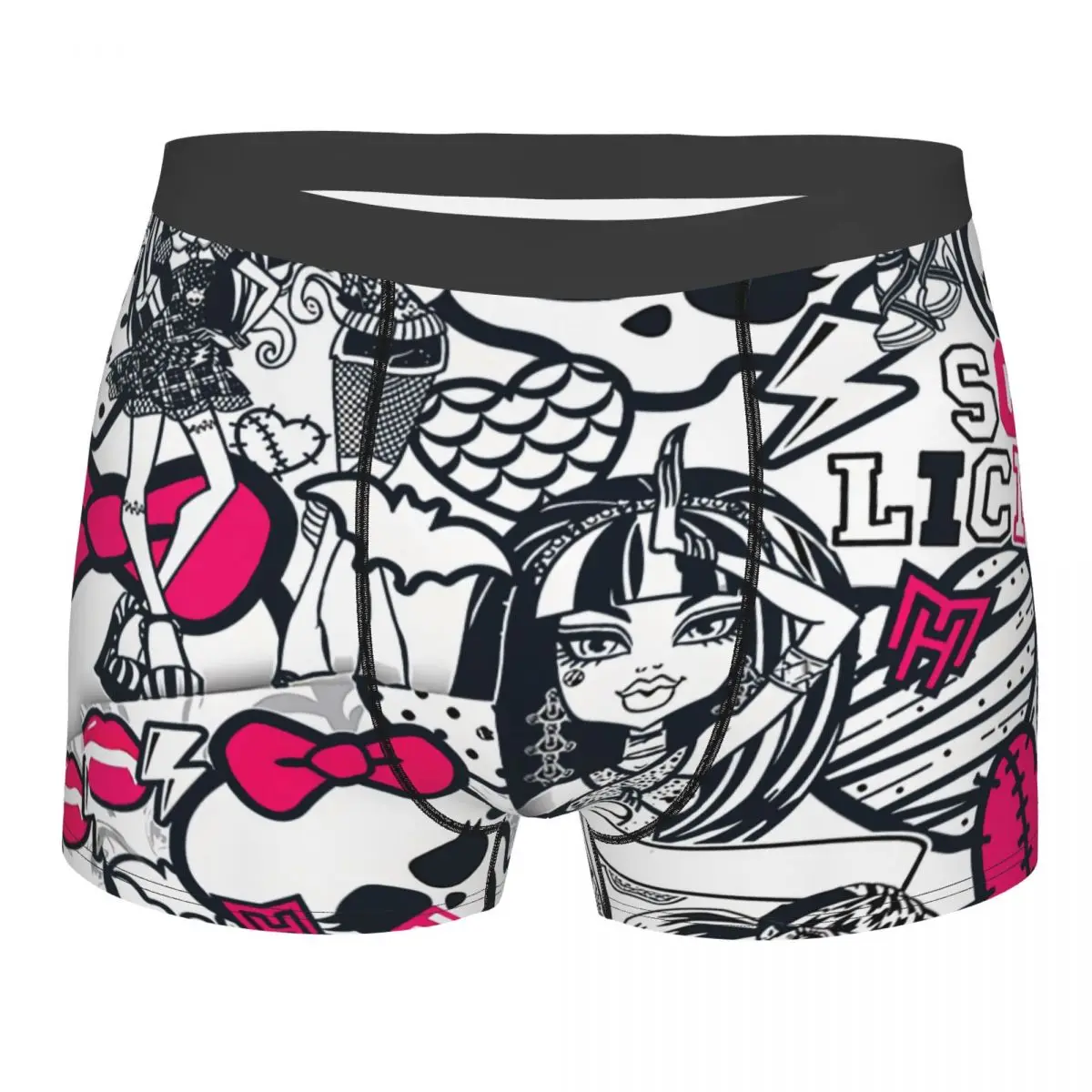 Draulaura Design Monster High Doll Mutande Mutandine Traspiranti Biancheria Intima Maschile Stampa Pantaloncini Boxer Slip