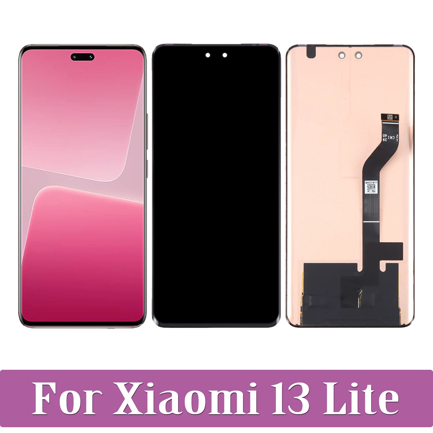 xiaomi-13-lite-13-lite用のオリジナルの655インチamoledタッチスクリーン