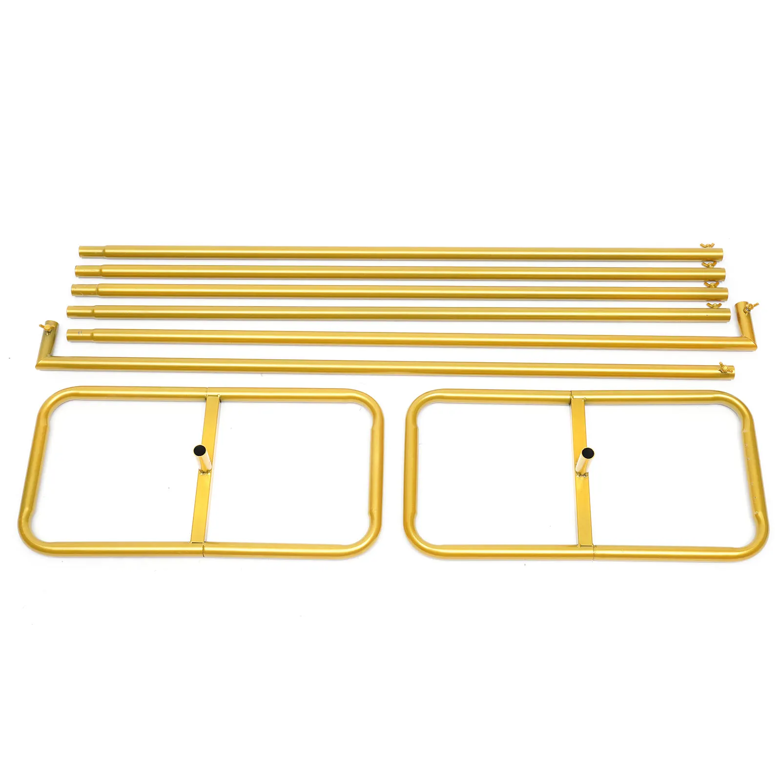 Square Wedding Arch Backdrop Stand for Wedding Ceremony Reception Props Flower Rack Gold Background Birthday Party Iron