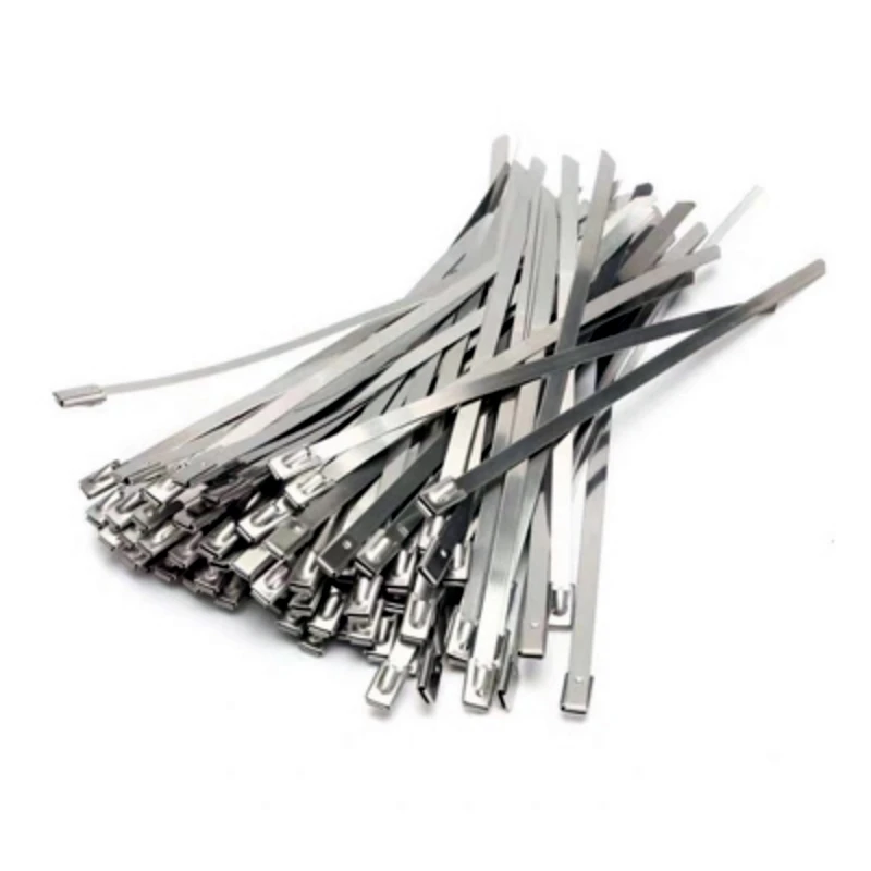 10/20pcs Stainless steel metal Cable Ties tie Zip Wrap Exhaust Heat Straps Induction pipe 4.6mm width 100-700mm 304 Material 10/20pcs Stainless steel metal Cable Ties tie Zip Wrap Exhaust Heat Straps Induction pipe 4.6mm width 100-700mm 304 Material