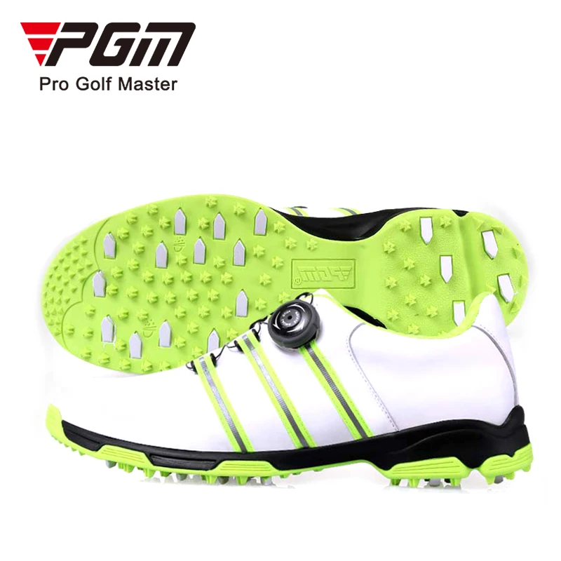 

PGM manufacturers direct supply of golf shoes men's cowhide anti-slip ventilated groove shoes