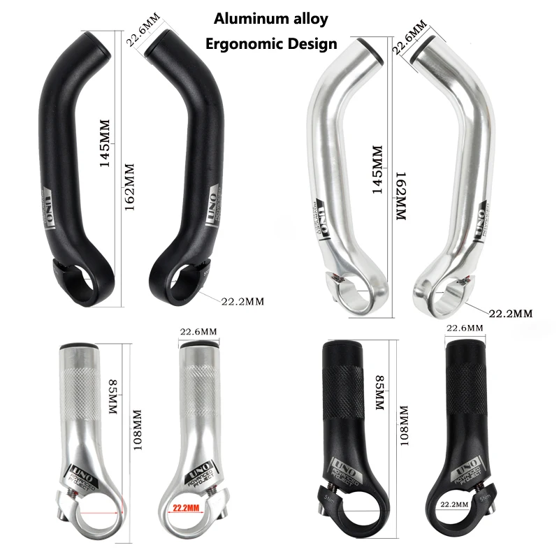

Mountain Bike Cow Horn Handle Aluminum Alloy Mini Auxiliary Handlebar Extended Color Bicycle Bike Handlebar Accessories