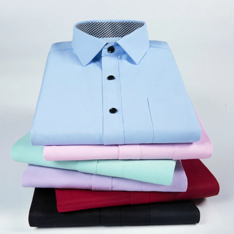 

2023 New Arrival Men Shirt Fashion Causal Long Sleeved Male Dress Social Business Brand Soft Weeding White s Q240