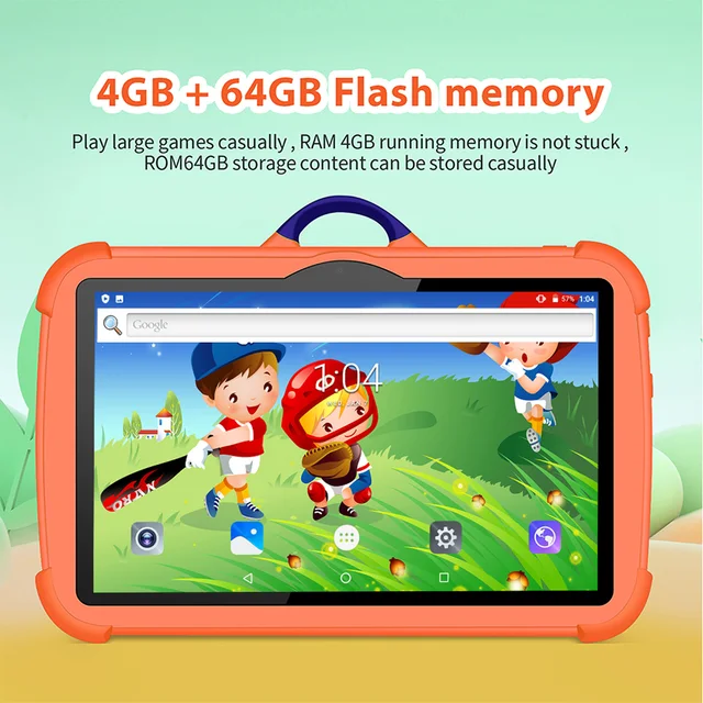 2025 New 7 Inch 5G WiFi Kids' tablets Quad Core 4GB RAM 64GB ROM Android Learning Education Tablet PC Children's favorite Gifts 3