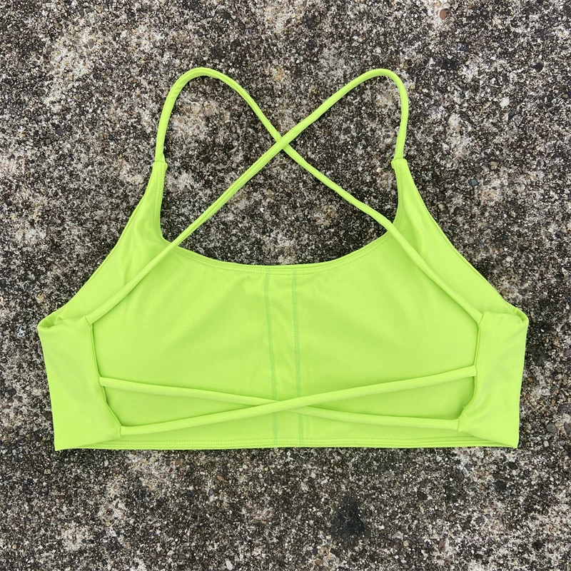 Women's Sexy Cross Strap High-Impact Sports Bra