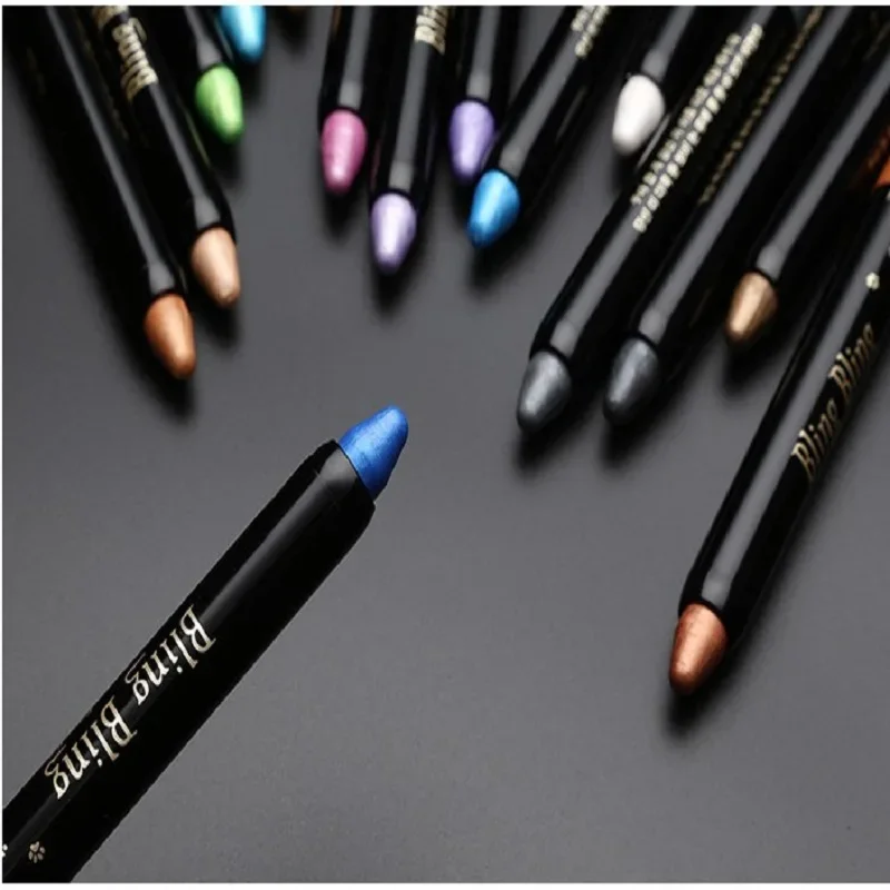 Eyeshadow Eyeliner 15 Color Pearlescent Waterproof Glitter Matte Nude Pigment Silkworm Eyeshadow Pen Pencil