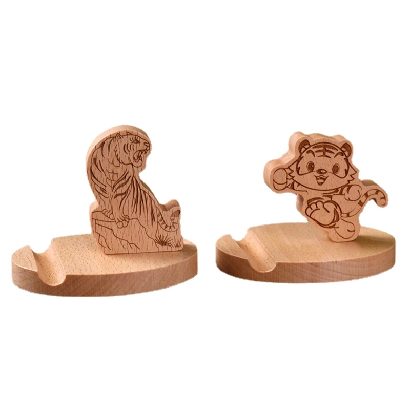 

Cell Phone Stand Wood Phone Holder for iPhone 11 8 7 6 Tablets Desk