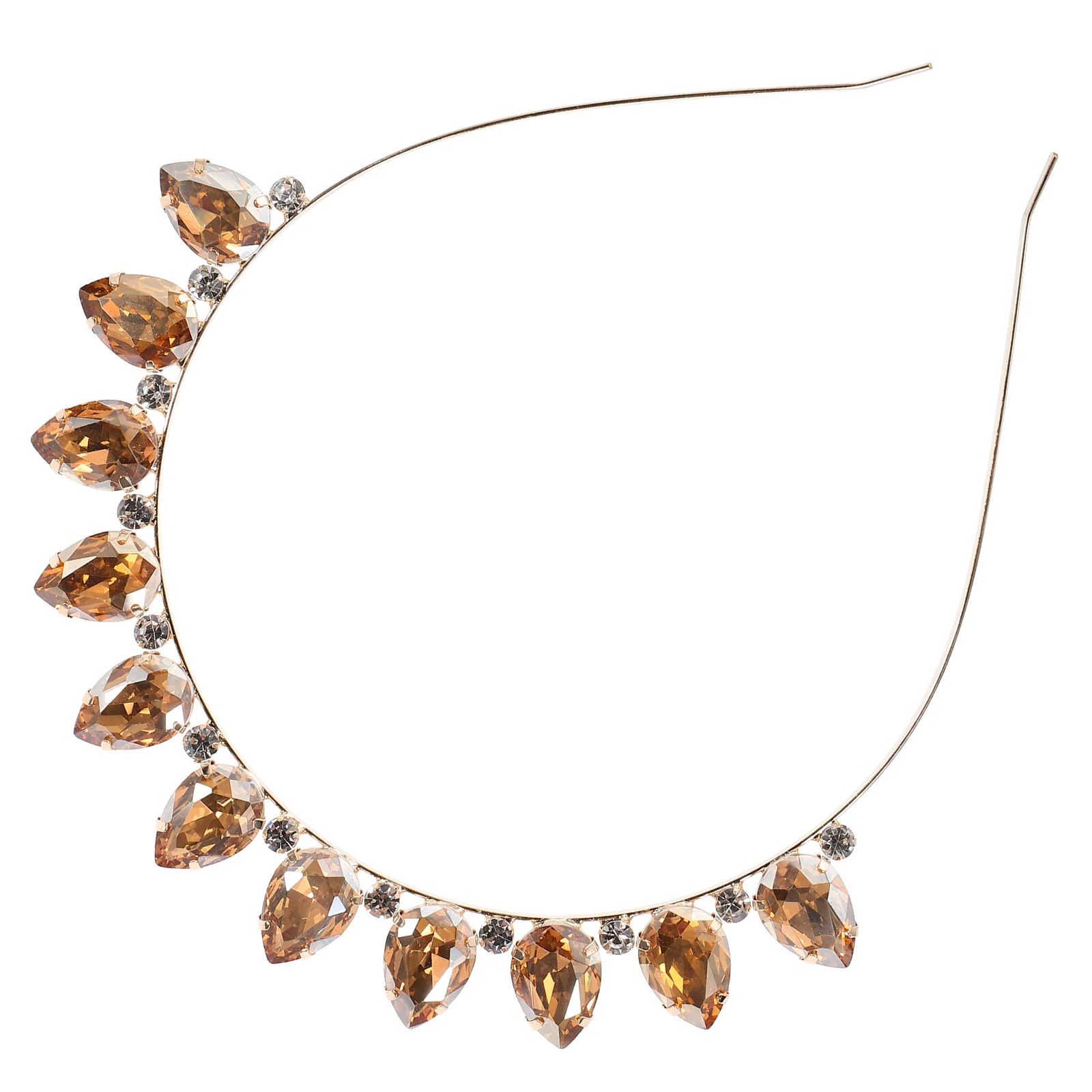 

Crystal Headband Headbands Baby Girls Party Women Glass Rhinestone Hair Accessories Metal Adult Bride Headdress