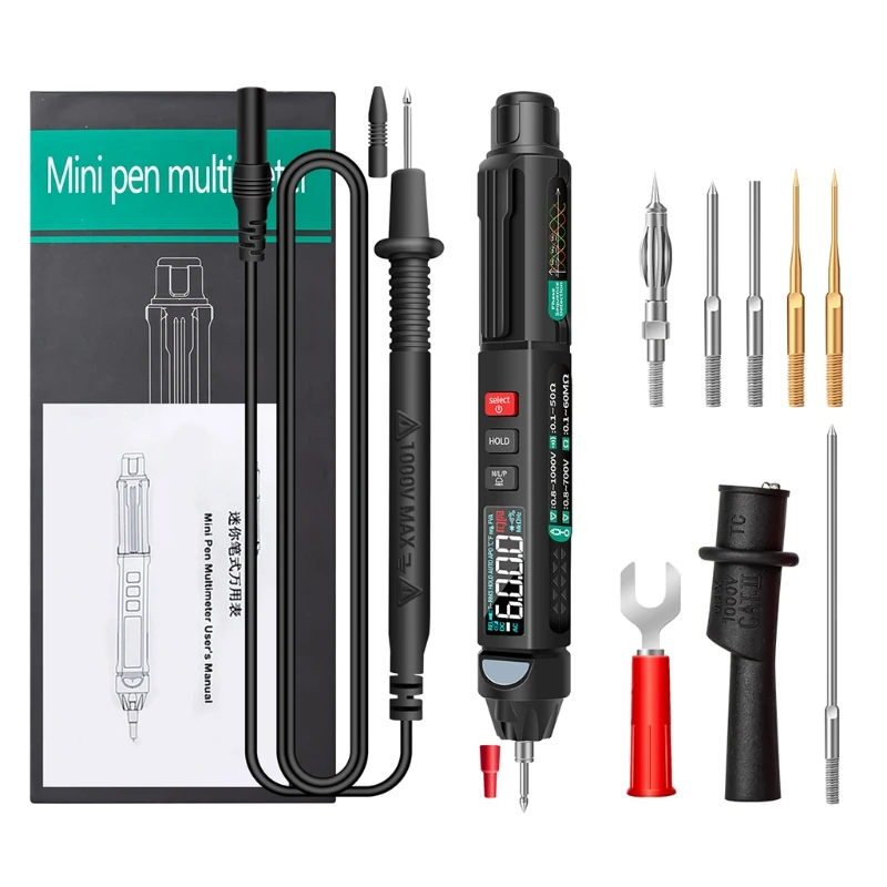 

A3008 Digital 6000 Counts Intelligent Professional Multimeter Pen