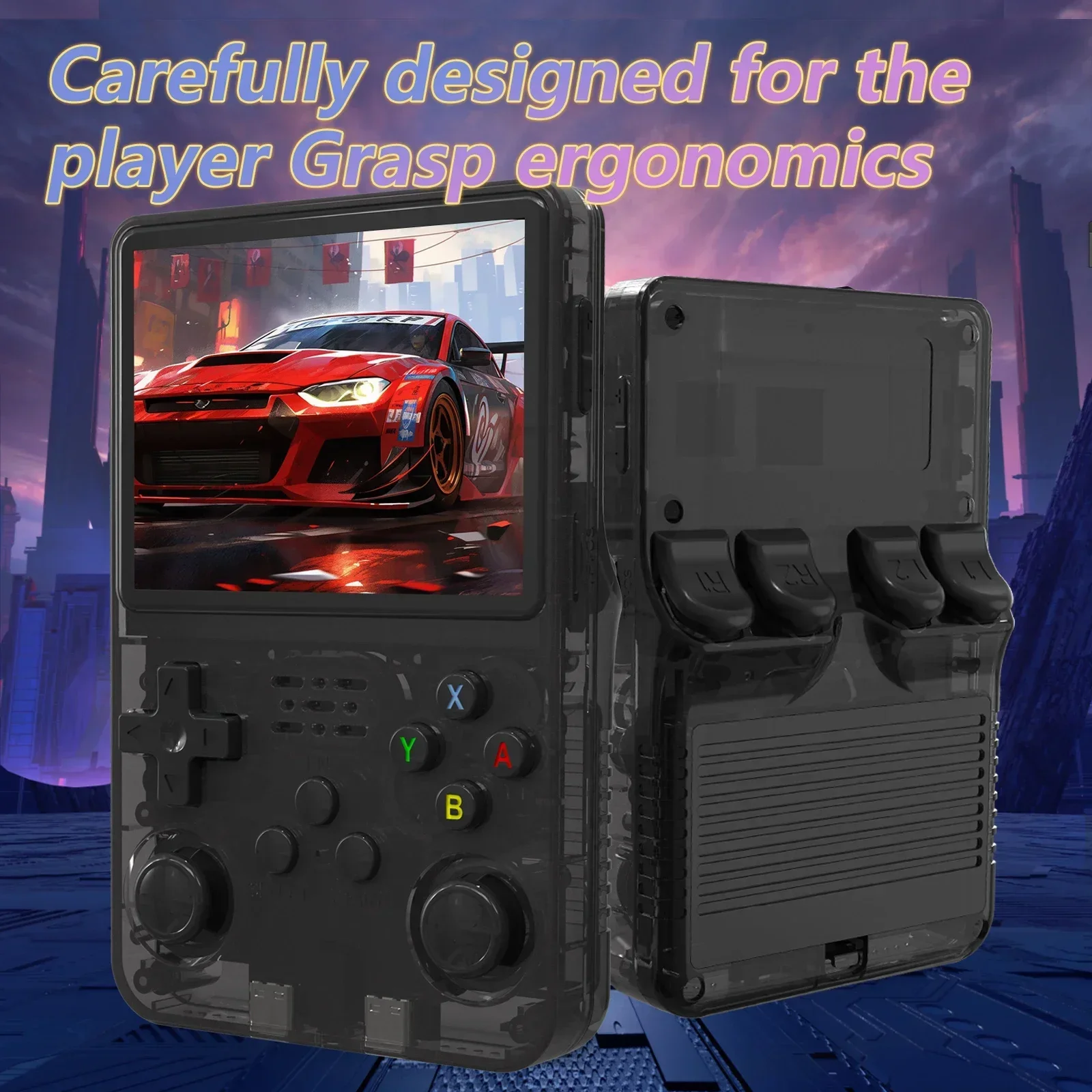 New Open Source Handheld Game Console 3.5Inch 4.0Inch  IPS Screen Video Game Console  Built in 64GB Games S For PS1/PSP/DC 2
