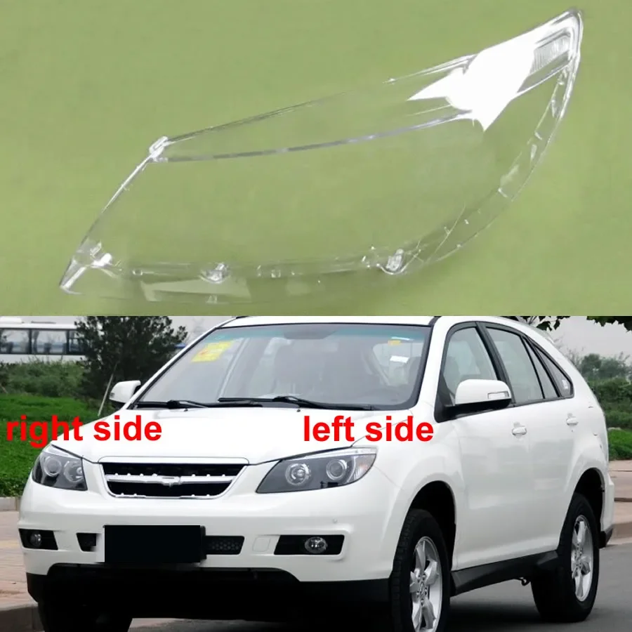 2-Piece Front Headlight Cover Lens - Clear Replacement Shell For MINI Cooper R50/R52/R53 (2001-2006), Part #63126911701