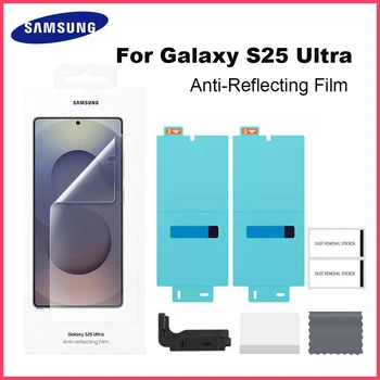 Pellicola Anti-Riflesso Originale Samsung Galaxy S25 Ultra EF-US938 2 Pezzi Protezione Schermo Genuina per Galaxy S25Ultra