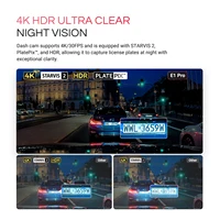 Vantrue E1 Pro 4K Mini DashCam Front STARVIS 2 Plate Pix™ HDR Night Vision Dash Camera for Car 5G WiFi&GPS Support 1TB Max - Image 5