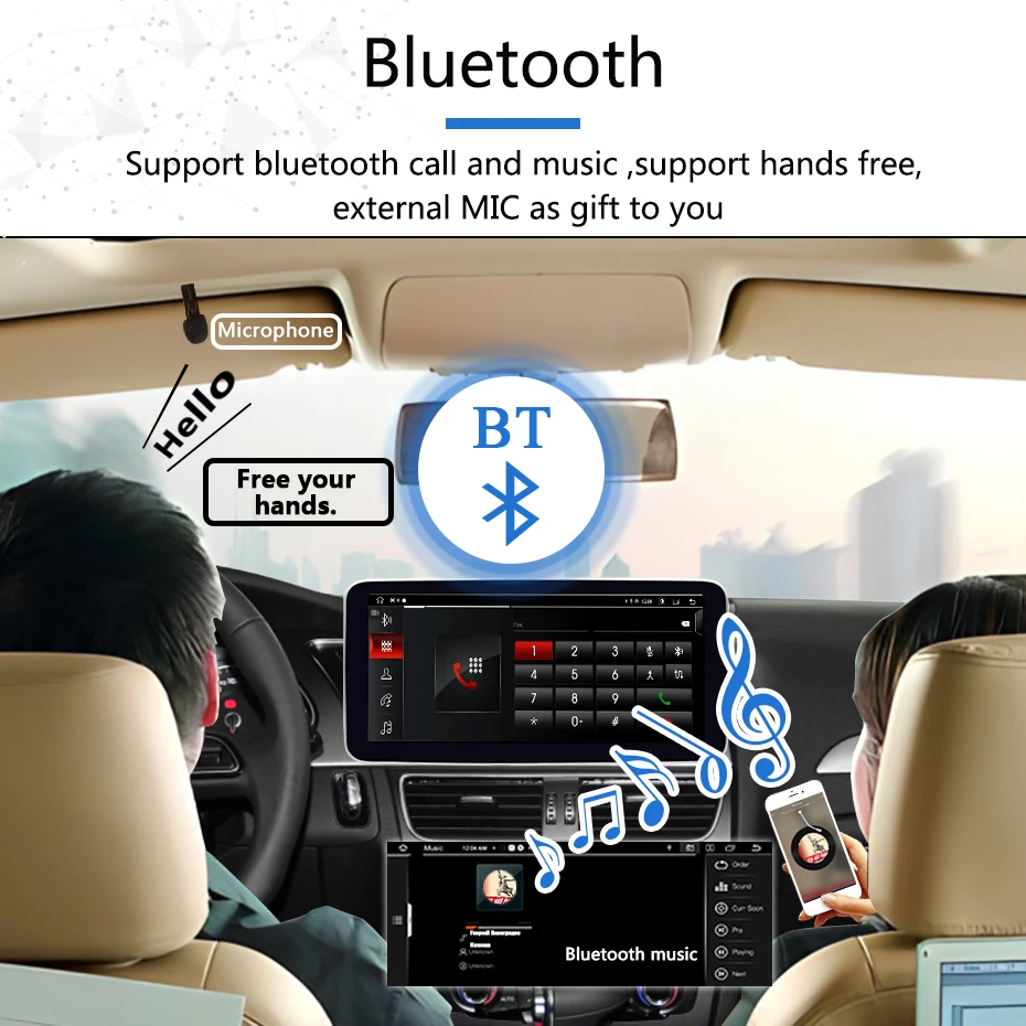 Android Auto CarPlay 8,8" Multimedia-Bildschirm Linux System Radio für Audi A4 A5 B8 S4 S5 2009-2016 mit Mirror Link-Funktion GPS – Detail 10