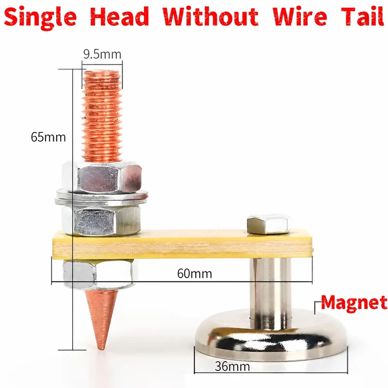 Magnetic Welding Ground Clamp with Enhanced Stability