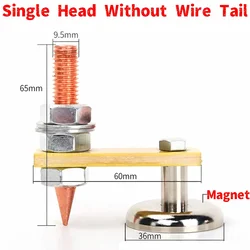 Magnetic Welding Ground Clamp with Enhanced Stability (Single Head Style 2)