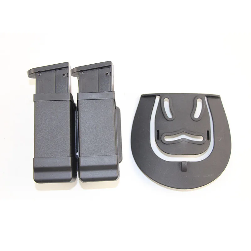 Magazine Pouch Molle Pouch Ammo Pouch Ammunition Bag Dump Pouch Double Dump Pouch 9mm G17 M9 and other universal pistol dual paddle Mag bags holder