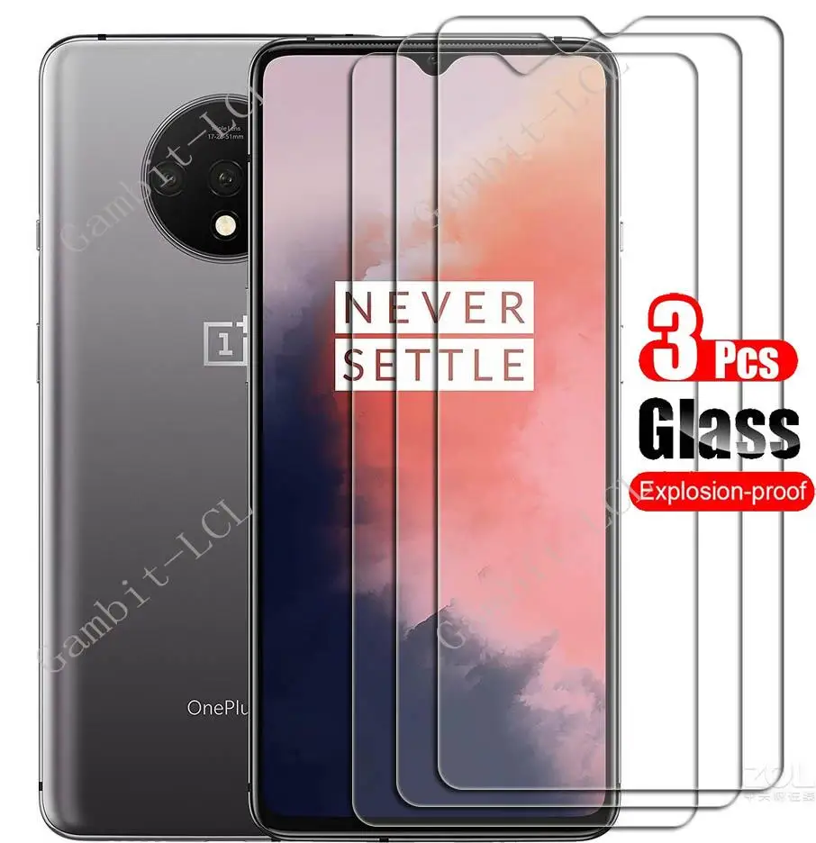 

3PCS Tempered Glass For OnePlus 7T 6.55 Protective Film ON OnePlus7T 7 T One Plus HD1900 HD1907 HD1905 Screen Protector Cover