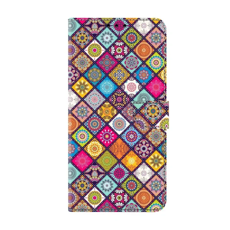 Premium Painted Wallet Flip Stand Case for Samsung Galaxy A17 - Elegant Book Cover Design