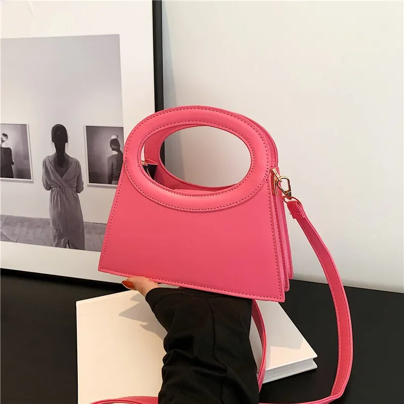 

Популярная сумка специального дизайна 2023, новая модная однотонная текстурная Сумка-тоут через плечо, Высококачественная сумка-мессенджер, женская сумка