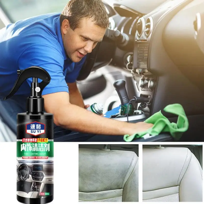 120ml Automotive Interior Cleaner Leather Conditioner Foam Car  Refurbishment Car Screen Cleaner Effective For Cars Trucks SUVs - AliExpress