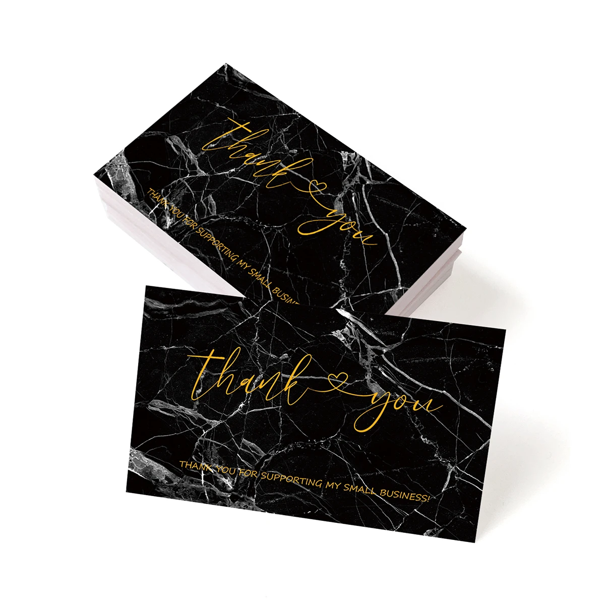 Thank you cards wedding invitations 50pcs for supporting small business gift packaging party