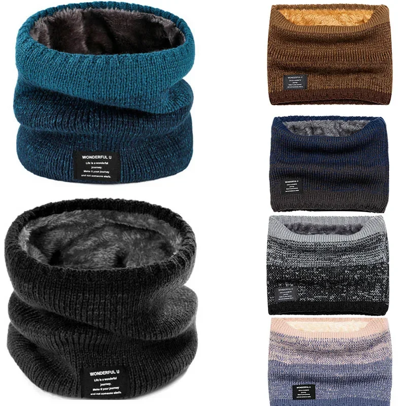 

Winter Outdoor Men's and Women's Warmth Cover Scarf Gradient Thickened Knitted Neck Skiing Outdoor Camping Thermal Equipment