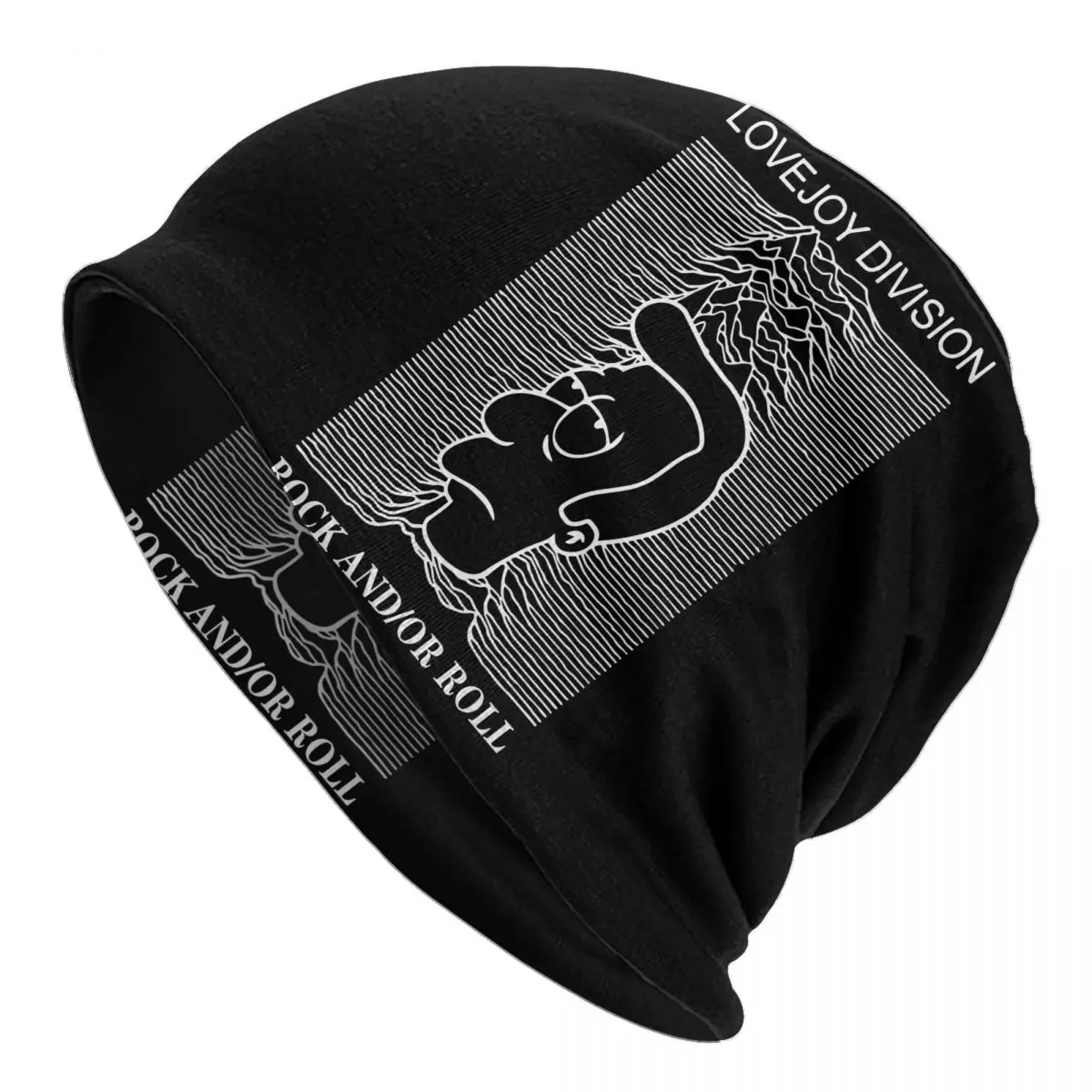 Love Joy Division Unknown Pleasures Berretti Pullover Cap Comodi Cappelli Con Cofano Cappello Lavorato A Maglia Unisex Spring Warm Head Wrap Caps