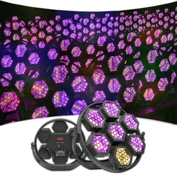 7x50W RGB LED Retro Flash Light Bar Stage Effect Lighting For DJ Party Disco Wall Wash flashing Lamp DMX 512 Sound Fixture