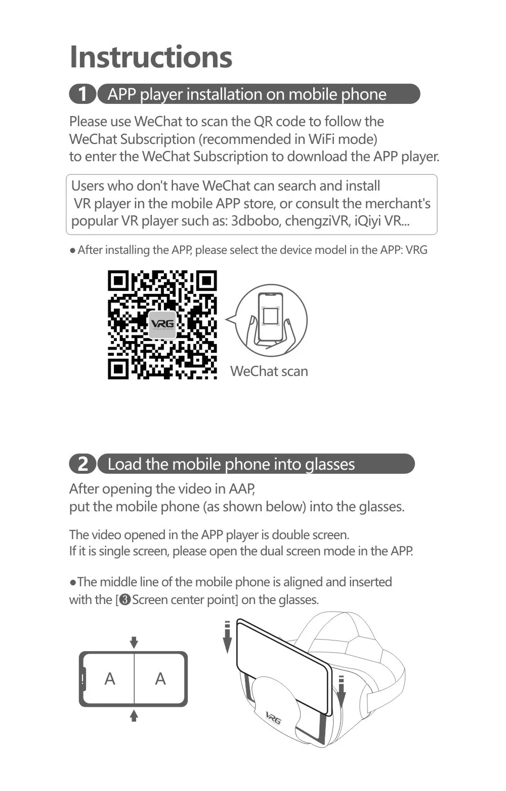 VRG Pro VR Glasses Virtual Reality Headset Devices Viar 3D Helmet Goggles Lenses Smart For Smartphone Cell Phone With Controller