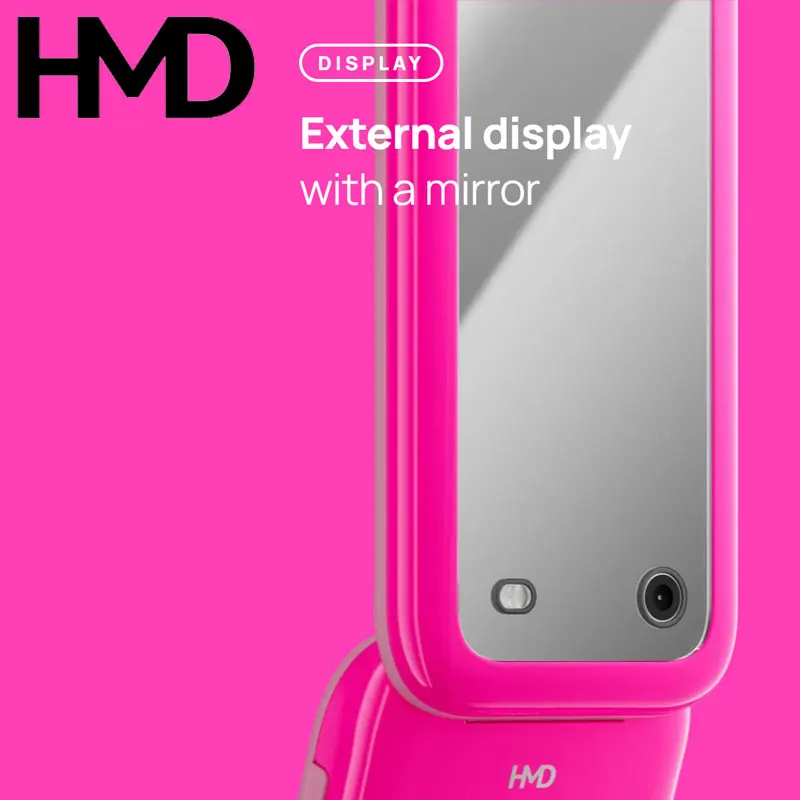 HMD Barbie phone 4G Feature Phone Camera 1450mAh Bluetooth 5.0 FM Radio Dual SIM Bettery Type-C Port Mobile Phone 5