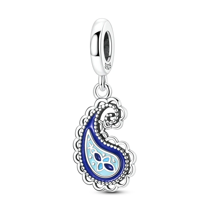 Neue 925 Sterling Silber Charms Perlen Fisch Bär Apfel Ente Anhänger Passend für Original Armband Halskette für Frauen DIY Schmuck Geschenk – Detail 32